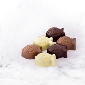 6 poissons pralinés