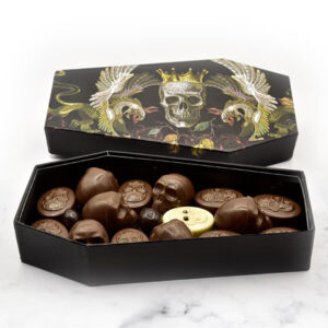 Cercueil Halloween 12 Chocolat Lait