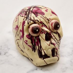 Tête Halloween Chocolat blanc